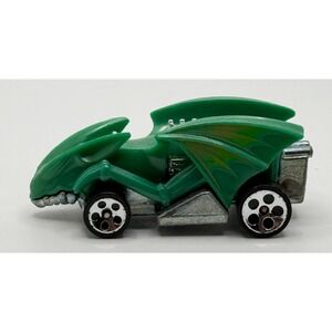 Mattel Hot Wheels 1989 Green Dragon Die Cast Model Car Vintage